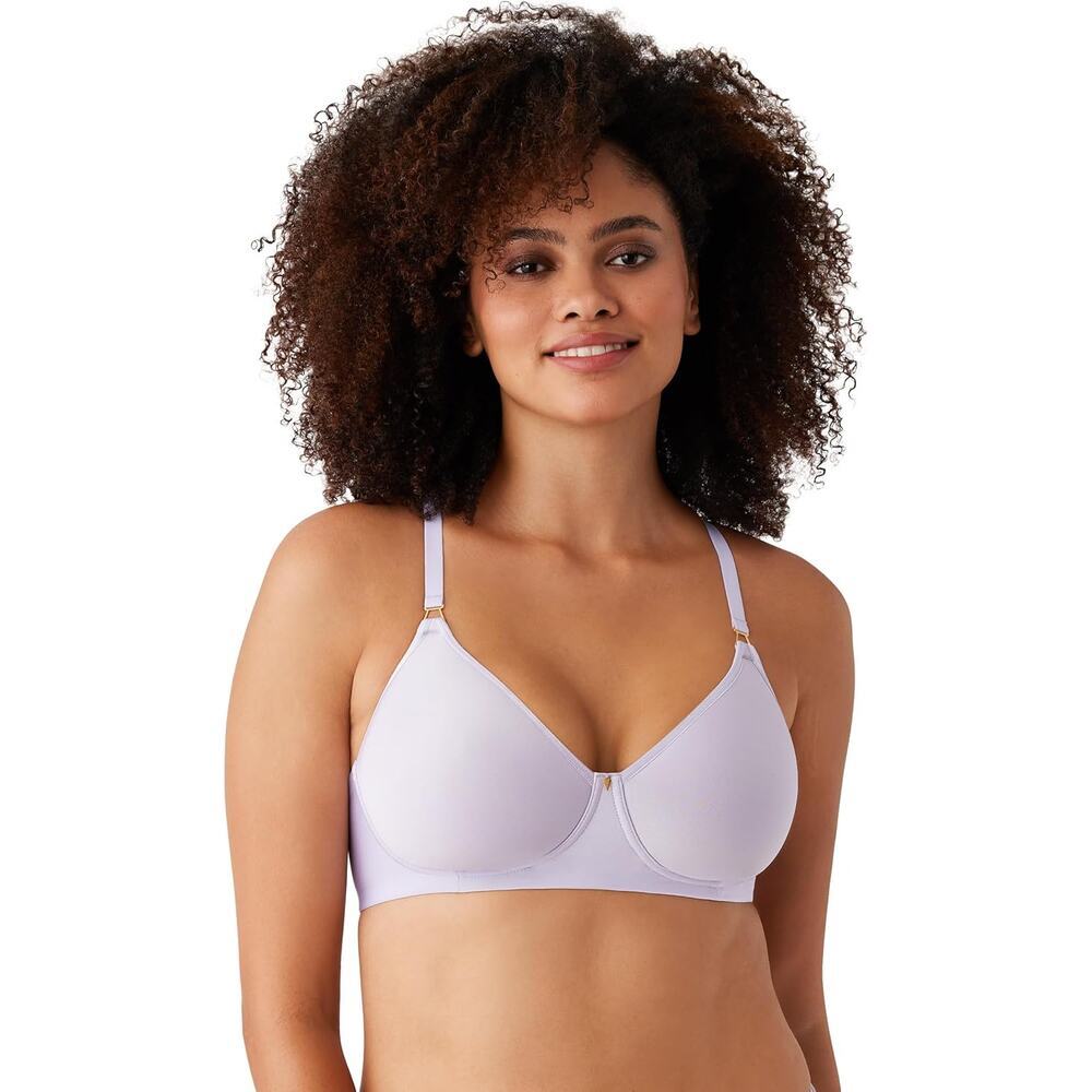 Wacoal Women's Simply Done Seamless Wire Free Bra Size 40DD In light Purple